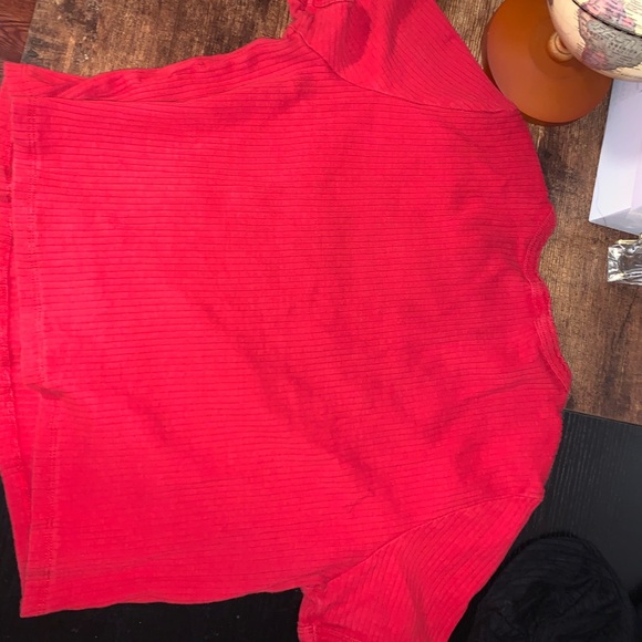 TopShop Red Crop Top - Picture 3 of 3